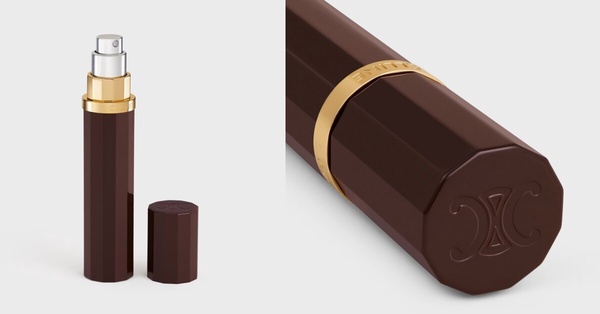 萬元↓聖誕禮物推薦3：CELINE VINTAGE BROWN 色旅行香水噴霧及補充裝香水 2x15毫升，NT$10,000