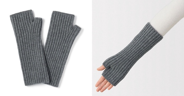 無印良品「1000元內交換禮物」推薦：美麗諾羊毛螺紋袖套，NT$790