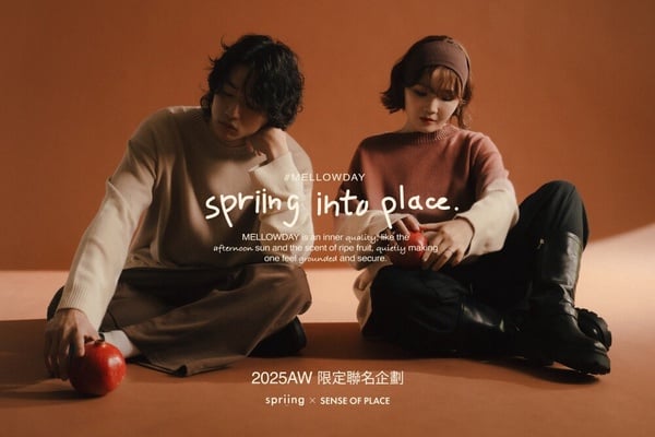 12月新品推薦：spriing X SENSE OF PLACE