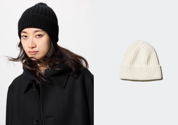 UNIQLO 「500元內交換禮物」推薦：男女適用 HEATTECH羅紋毛帽，NT$390