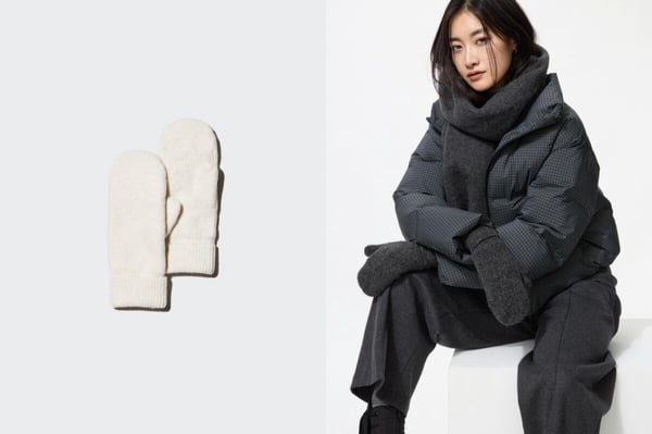 UNIQLO「1000元內交換禮物」推薦：HEATTECH柔軟舒膚針織手套 ，NT$590