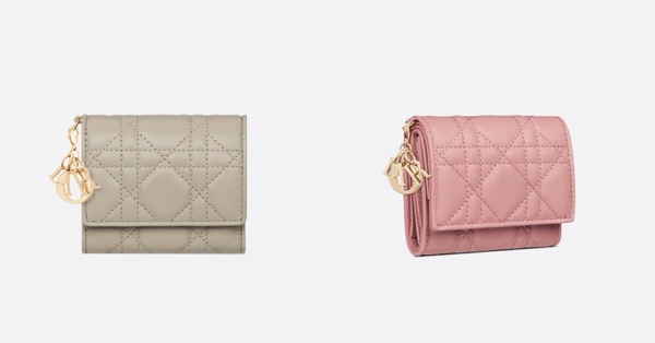 Dior 日本限定皮夾：Lady Dior Lotus 錢包