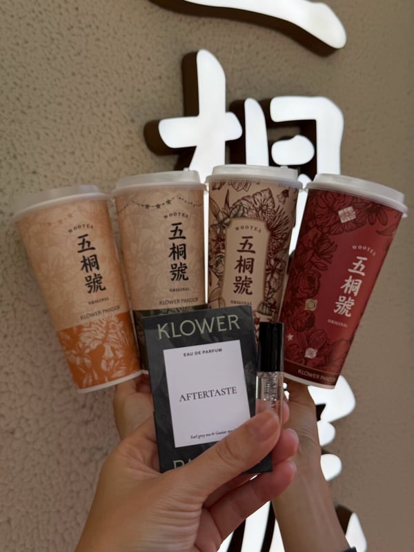手搖優惠！五桐號消費滿額就送KLOWER  PANDOR香水