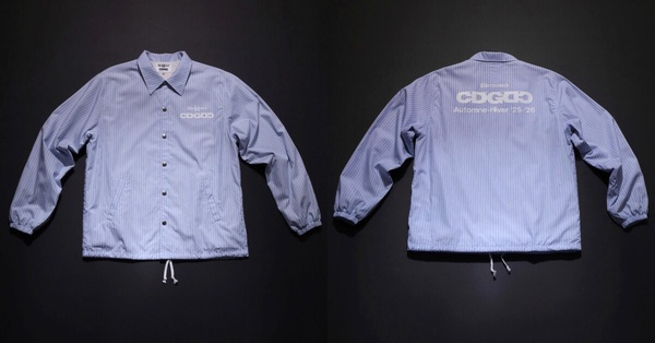 CDG x G-DRAGON 條紋教練夾克，NT$17,200