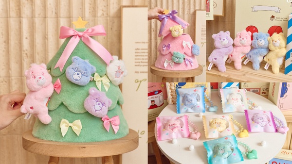 威秀影城限量Care Bears聖誕系列12/19開賣，蝴蝶結聖誕樹、Care Bears髮夾通通要收
