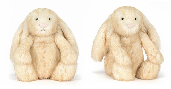 2026 Jellycat春天新品：春暖白兔子 Springlowe Luxe Bunny