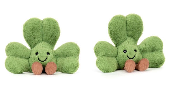 2026 Jellycat春天新品：三葉幸運草Amuseables Siofra Shamrock