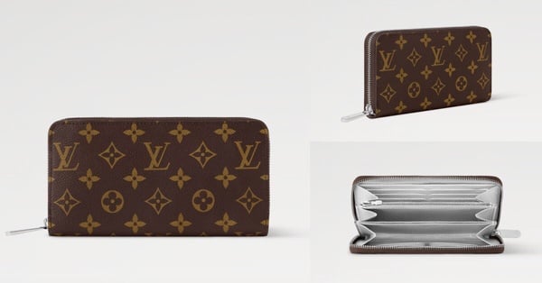 LV 日本限定皮夾：拉鍊長夾