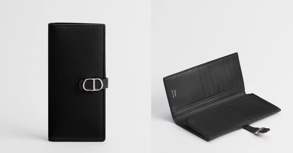 男生精品長夾推薦2：Dior Normandie 對折長夾，NT$46,500