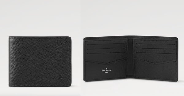 男生精品短夾推薦3：Louis Vuitton Slender 錢包，NT$20,100