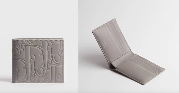 男生精品短夾推薦4：Dior 對折短夾，NT$22,000