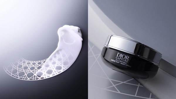 迪奧 DIOR 抗老晚霜守護夜間肌膚結構，針對分解酵素提供優異守護力，是年度乳霜推薦首選。