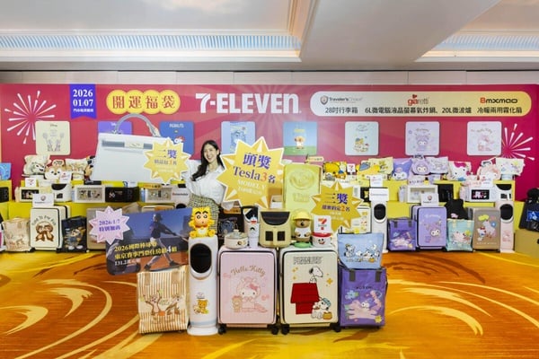 7-11「2026新年福袋」開箱！KITTY、酷洛米、史努比等10大肖像，7種價格共130款一次看