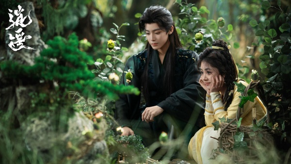 譚松韻、侯明昊主演的《逍遙》是部古裝仙俠劇，講述百餘年前，靈族靈君「紅燁」與人族公主「寧安」相愛。紅燁準備與寧安成婚，卻慘遭背叛，被寧安一刀刺死。百餘年後，人族對靈族越來越懼怕和厭惡。人族女子「肖瑤」，意外喚醒被封印的靈君紅燁。紅燁發誓不再相信人族，可他萬萬沒想到，與寧安長相相同、性格卻大相徑庭的肖瑤，牽動著他的所有情緒。