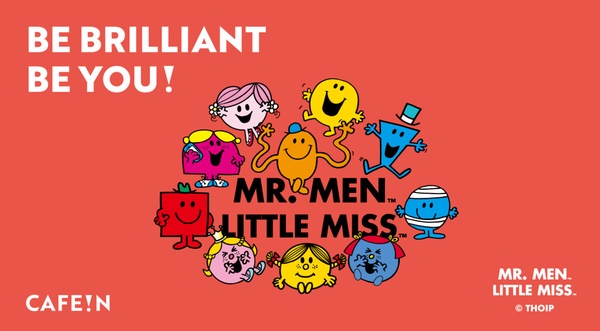 CAFE!N聯名英國經典童書《奇先生妙小姐》Mr. Men Little Miss驚喜現身