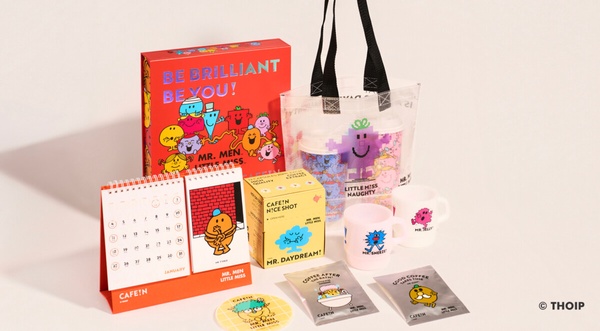 CAFE!N聯名英國經典童書《奇先生妙小姐》Mr. Men Little Miss驚喜現身