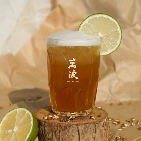 萬波無咖啡因飲品推薦-麥仔蜜檸檬-麥茶基底蜂蜜檸檬清爽首選