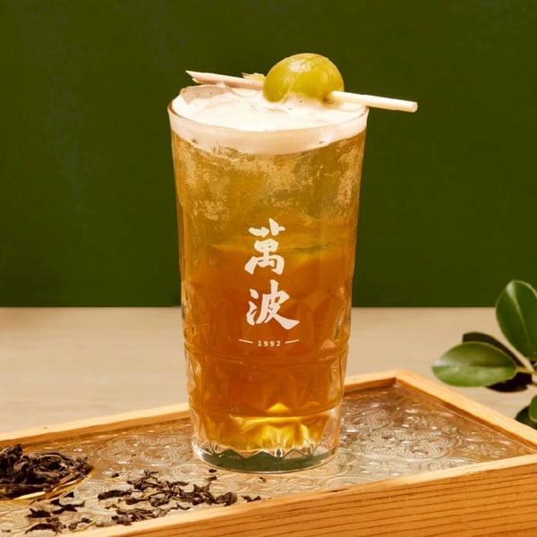 萬波大青梅果綠-台灣在地大青梅熬製梅醬搭配綠茶推薦