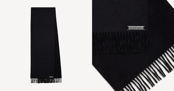 2026精品圍巾推薦：Balenciaga 圍巾，NT$29,400