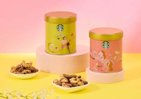 星巴克義式風味綜合堅果禮盒-松露醬與義式香草起司堅果-健康送禮推薦