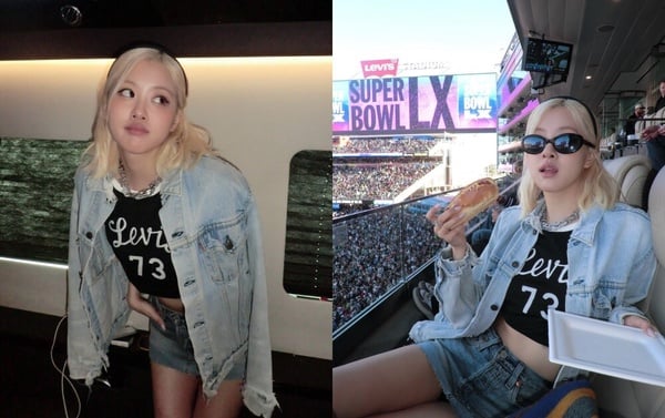 BLACKPINK Rosé 2026 超級盃 Super Bowl LX 穿搭解析：Tiffany &amp;amp; Co. 、Levi’s