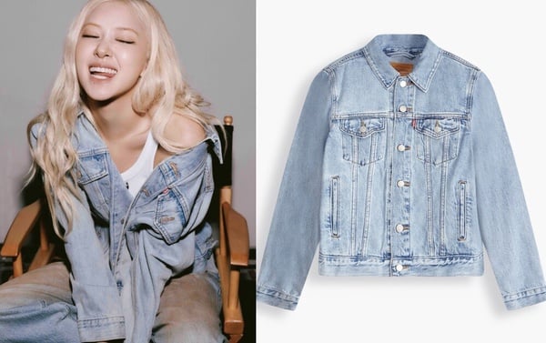 Levi’s® 29945-0100 落肩版淺色水洗丹寧夾克外套，NT$3,990