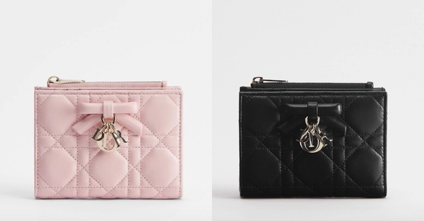 2026 Dior 必收短夾推薦：Lady Dior Dahlia 錢包，NT$30,000 /NT$30,500 (雙色拼色款）