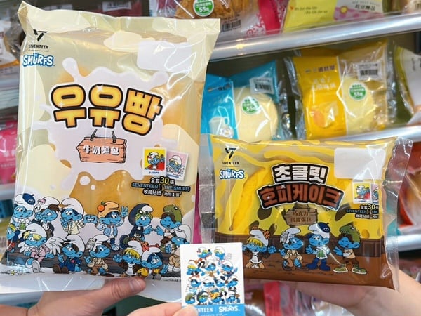 7-11「SEVENTEENＸ藍色小精靈」登場！徽章盲盒、購物袋必收，甜點附贈30款貼紙隨機抽