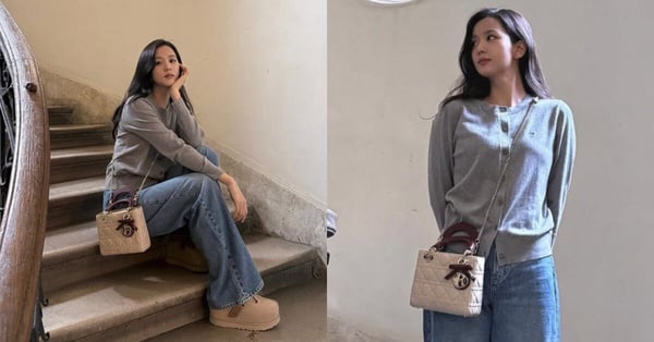 2026 Dior 新包推薦：Dior Or Lady Dior 附鏈帶迷你包，NT$190,000（Jisoo同款）