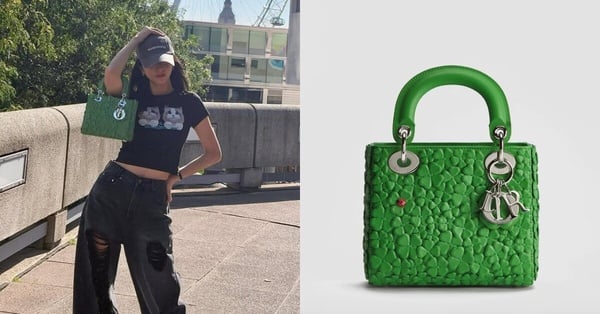 2026 Dior 新包推薦：Lady Dior 迷你包附背帶，NT$350,000（Jisoo同款）