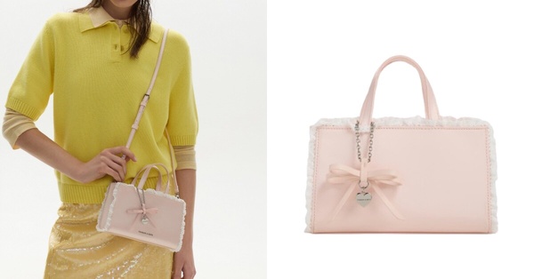 CHARLES &amp;amp;amp;amp;amp; KEITH Raina 蕾絲蝴蝶結托特包，NT$2,590