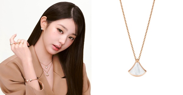 BVLGARI DIVAS’ DREAM系列玫瑰金珍珠母貝項鍊，NT$55,000