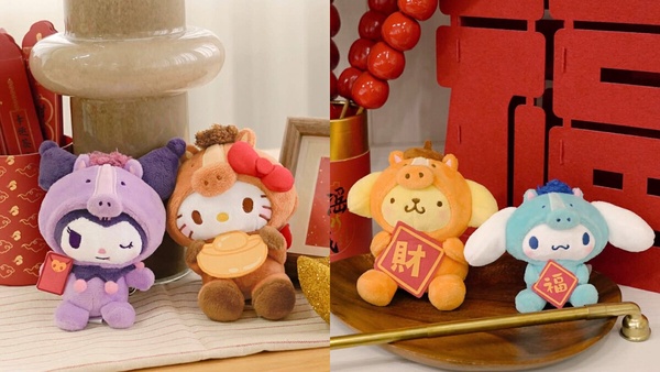 7-11「三麗鷗盲盒」可愛登場！三麗鷗馬年盲盒、草莓三麗鷗公仔、長腿KITTY吊飾等必收
