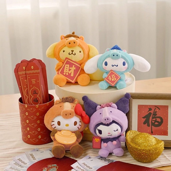 7-11「三麗鷗盲盒」可愛登場！三麗鷗馬年盲盒、草莓三麗鷗公仔、長腿KITTY吊飾等必收