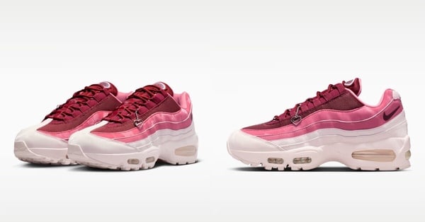 2026 Nike情人節限定球鞋：Air Max 95 Big Bubble "Valentine's Day"，NT$5,800