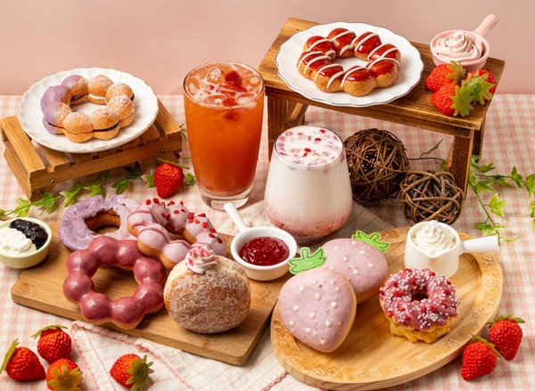Mister Donut莓果饗宴「草莓季甜甜圈」2/10開賣！