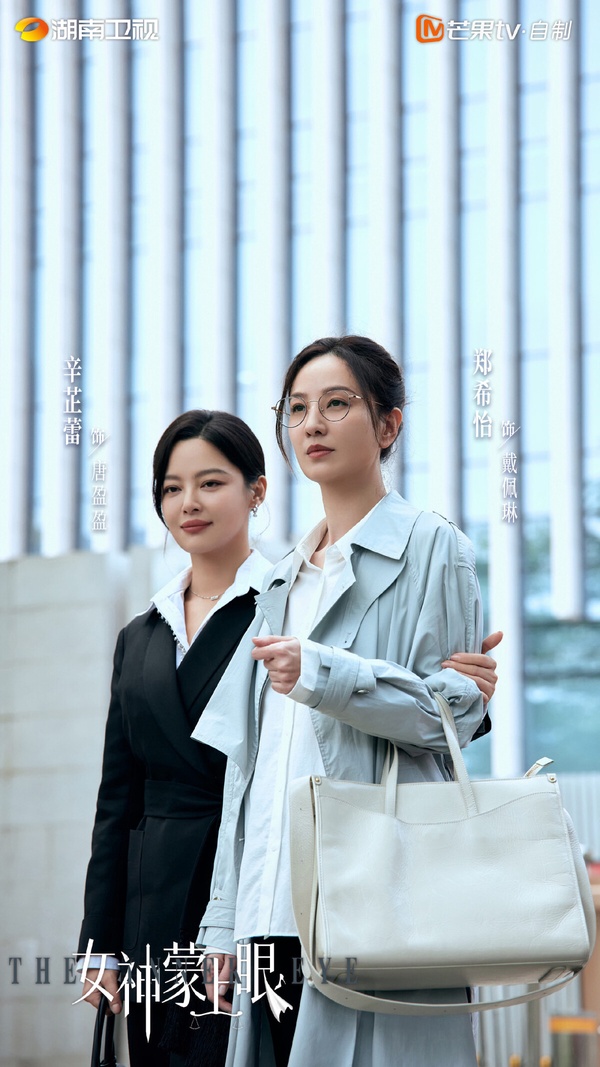 《女神蒙上眼》是一部律政群像劇，講述「常勝律師」唐盈盈與頂頭上司康俊在一樁樁眾生百態的案件中過招，在碰撞中釐清中國式「人情與法理」難題，並最終收穫自身成長的動人故事。
