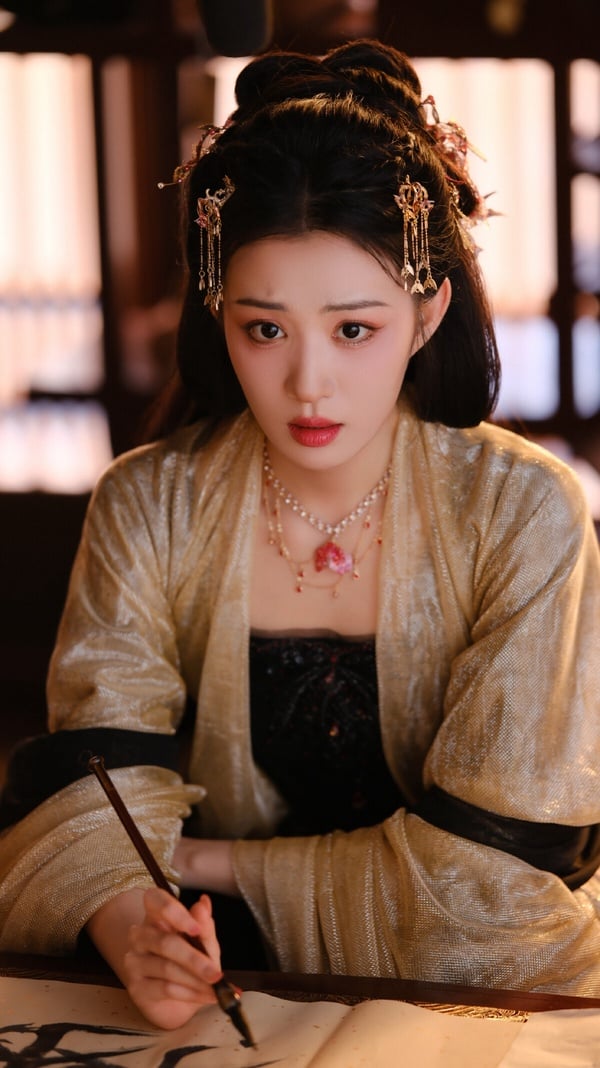王楚然在《成何體統》各種妖妃造型美翻啦！王楚然在《成何體統》飾演一名穿越者，本來是現代社畜，卻意外穿書成為禍國妖妃庾晚音。而她將計就計， 攜手夏侯澹把暴君和妖妃的人設進行到底！