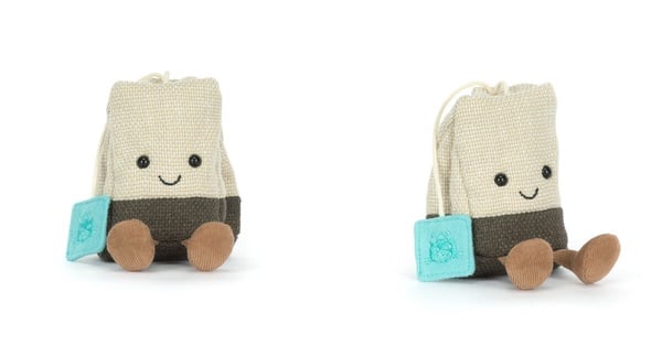 2026 Jellycat 新品：英式茶包 Amuseables Steepy Tea Bag