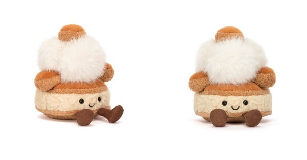 2026 Jellycat 新品：聖多諾黑蛋糕 Amuseables Mirielle St. Honoré