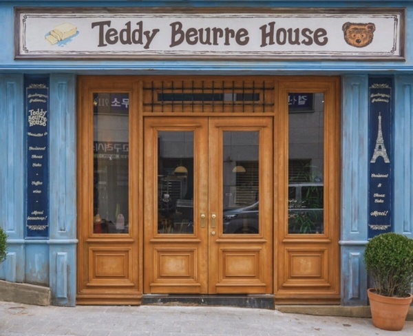 Teddy Beurre House 韓國本店店景，台北快閃店可頌組合價錢與品項，包含經典可頌、酥脆扁可頌