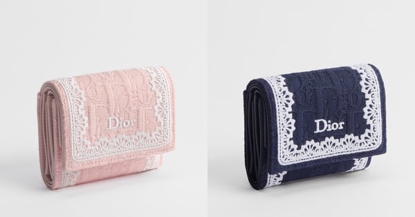Dior 日本限定皮夾：Oblique Lotus錢包