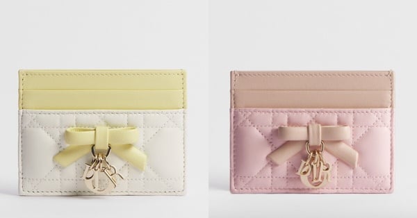 Dior 日本限定皮夾：Lady Dior Freesia 卡夾