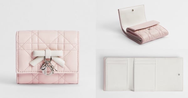 Dior 日本限定皮夾：Lady Dior Lotus 錢包
