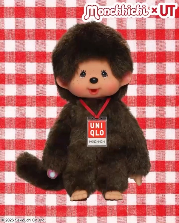 Lisa也愛的蒙奇奇來了！UNIQLO UT Monchhichi聯名系列5月登場，價格與上市時間一次看