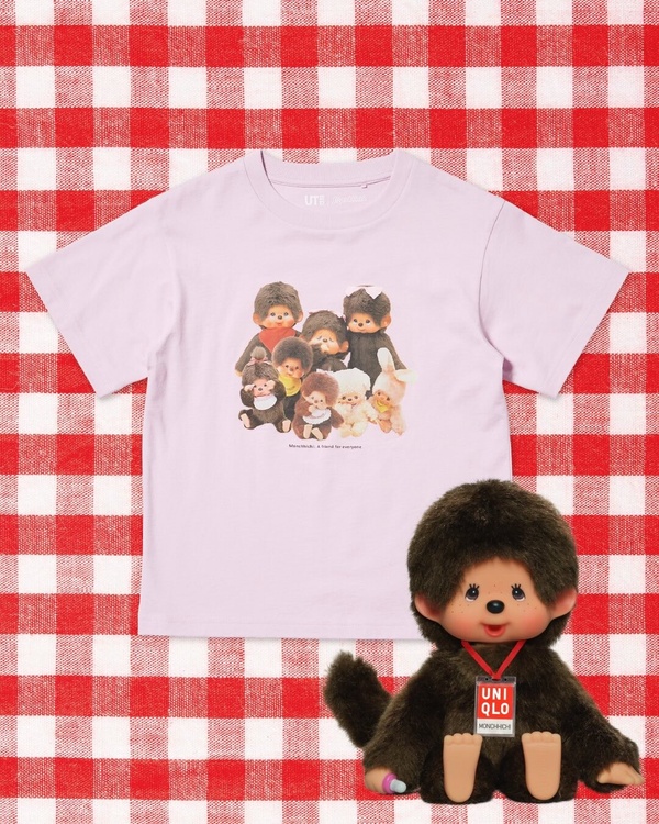 Lisa也愛的蒙奇奇來了！UNIQLO UT Monchhichi聯名系列5月登場，價格與上市時間一次看