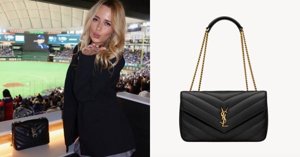 Saint Laurent LOULOU MATELASSÉ 絎縫中型小羊皮手袋，NT$91,300