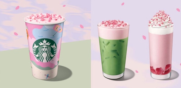 星巴克「抹茶季新品」：星巴克「粉紅草莓風味星冰樂」、「草莓風味抹茶那堤」必喝