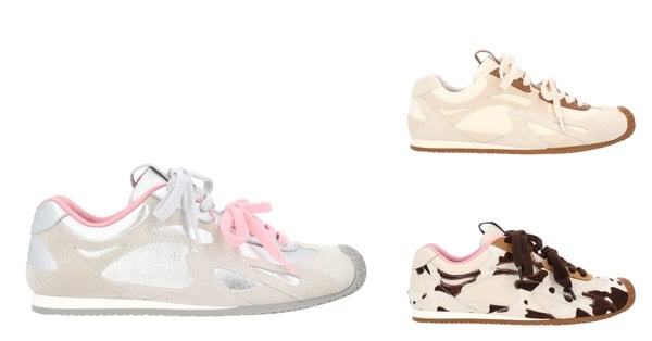 2026 薄底運動鞋推薦：CHARLES &amp;amp; KEITH 麂皮雙鞋帶球鞋，NT$2,690