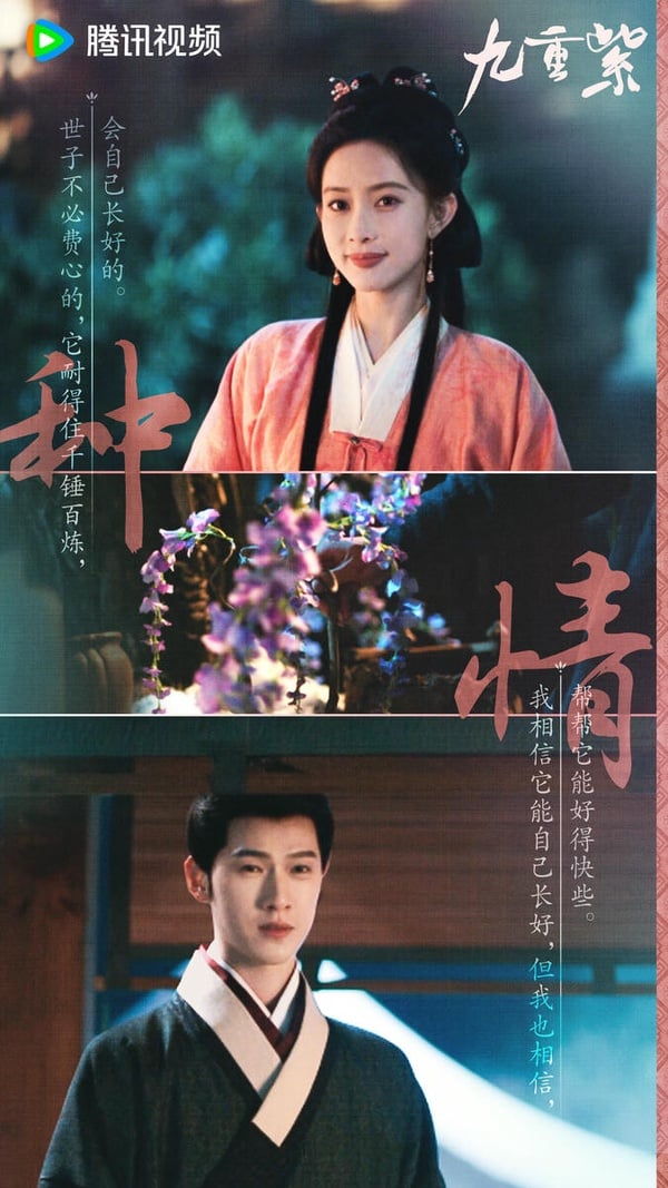 《九重紫》和《逐玉》出自同一個導演，但《九重紫》的編劇功力卻更受肯定。劇版評分7.8，是更勝原著小說的。《九重紫》是一部重生宅鬥劇，是近年這些重生劇中，質感最高的一部，除了導演的鏡頭大氣有質感，劇本也很紮實。